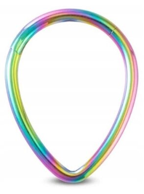 Kolczyk do Nosa Ucha Kółeczko Clicker Twist SS316L