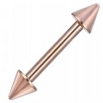 Sztanga Klasyczna ze Stożkami Kolczyk do Ucha, Nosa, Brwi 1,2/6-10/3+3 mm