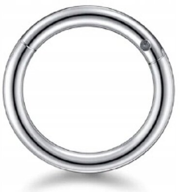 Kolczyk do Nosa, Ucha, Wargi Kółeczko Clicker SS316L 1,0-1,2/6-12 mm