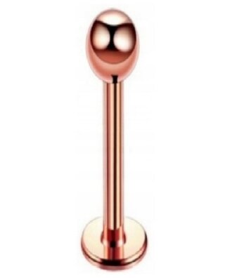 Labret z kuleczką Kolczyk do Wargi, Ucha, Brody 1,2/6-10/3 mm STAL