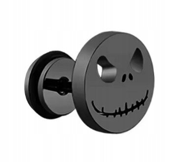 Straszna Buźka Kolczyk do Ucha STAL Punk Gothic Halloween