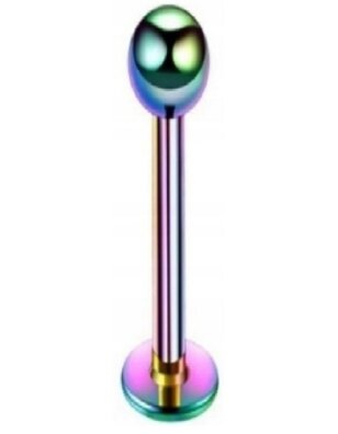 Labret z kuleczką Kolczyk do Wargi, Ucha, Brody 1,2/6-10/3 mm STAL