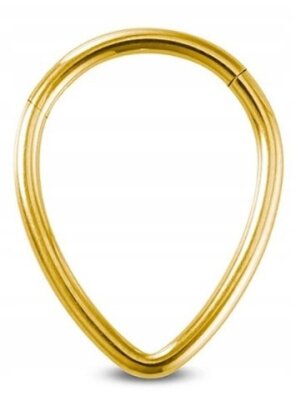 Kolczyk do Nosa Ucha Kółeczko Clicker Twist SS316L