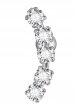 Kolczyk do Ucha PIERCING Helix Cyrkonie Stal Ch 316L
