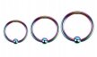 Kolczyk do Nosa, Ucha SEPTUM Kuleczka Zamknięta w Środku SS316L 1,2/6-10/3 mm (2)