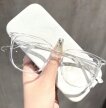 TRANSPARENTNE OKULARY ZERÓWKI DUŻE OPRAWKI (8)