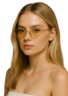 STYLOWE OKULARY PRZECIWSŁONECZNE DAMSKIE KOCIE RETRO UV400 POLARYZACJA