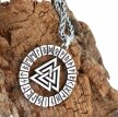 Srebrny Naszyjnik Nordic Viking Runes Łańcuszek STAL Punk Gothic (2)