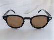 Okulary Przeciwsłoneczne Damskie Męskie Czarne UV400 Brązowe Szkła Retro (6)