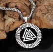 Srebrny Naszyjnik Nordic Viking Runes Łańcuszek STAL Punk Gothic (3)