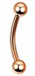 Banan Kolczyk do Ucha, Brwi z Kuleczkami SS316L 1,2/6-10/3+3 mm