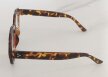 Modne okulary zerówki oprawki damskie tortoise havana, kwadratowe (6)