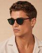 Okulary Przeciwsłoneczne Unisex Szylkretowe Okrągłe Brązowe UV400 (3)
