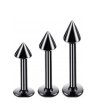 Labret ze stożkiem Kolczyk do Wargi, Ucha, Brody 1,2/6-10/3 mm STAL (2)