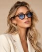 Okulary Przeciwsłoneczne Unisex Panterka UV400 Niebieskie Szkła Retro (3)