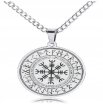 Viking Naszyjnik Kompas Vegvisir Runes Nordic (2)