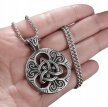 Męski Naszyjnik Viking Węzeł Nordic Amulet Trinity (3)