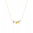 Złoty Naszyjnik Damski N Serduszko D Celebrytka Stal Chirurgiczna (2)