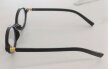 Eleganckie okulary zerówki – czarno-złote, styl retro vintage, unisex (6)