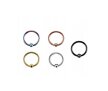 Kolczyk do Nosa, Ucha SEPTUM Kuleczka Zamknięta w Środku SS316L 1,2/6-10/3 mm (3)