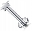 Labret Kolczyk do Ucha Gwiazdka SS316L 1,2/8