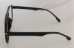 Czarne okulary zerówki retro aviator unisex – modne duże oprawki vintage (6)