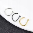 Fake septum U Kolczyk do Nosa Stal Ring Punk (3)