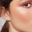 Tytanowy Kolczyk Labret PIERCING Motyl Cyrkonie HELIX Lobe (5)
