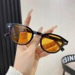 Okulary Przeciwsłoneczne Czarne Unisex Damskie Męskie Retro UV400 (5)
