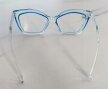 Eleganckie Okulary Zerówki Antiblue Transparentne designerskie typu Cat Eye (8)