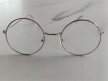Okulary Zerówki Okrągłe Srebrne Metalowe Lenonki Damskie Męskie Unisex (6)
