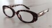 Ttortoise okulary zerówki styl retro, gruba oprawka, owalny kształt, unisex (4)