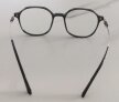 Stylowe okulary zerówki damskie czarno-złote elegancki design, lekka oprawa (8)