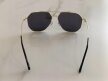Okulary Przeciwsłoneczne Aviator Premium Black Gold geometryczne, metalowe (8)
