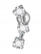 Kolczyk do Ucha PIERCING Helix Cyrkonie Stal Ch 316L