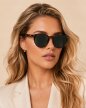 Okulary Przeciwsłoneczne Unisex Szylkretowe Okrągłe Brązowe UV400 (2)