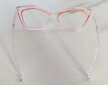 Eleganckie Okulary Zerówki Antiblue Transparentne designerskie typu Cat Eye (8)