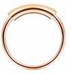 ROSE GOLD KOLCZYK DO NOSA KÓŁKO PIERCING Punk