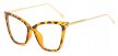 OKULARY ZERÓWKI Kocie Eleganckie Retro Leopard (2)