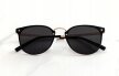 Eleganckie Okulary Przeciwsłoneczne Czarne Złote Unisex UV400 (8)