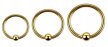 Kolczyk do Nosa, Ucha SEPTUM Kuleczka Zamknięta w Środku SS316L 1,2/6-10/3 mm (2)