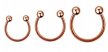 Podkówka Kolczyk do Nosa, Ucha, Wargi z Kuleczkami SS316L 1,2/6-10/3+3 mm (2)