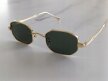 Okulary Przeciwsłoneczne Złote Retro Vintage UV400 Unisex (6)