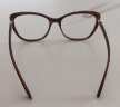 Okulary Zerówki damskie cat-eye czarno-brązowe eleganckie (7)