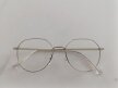 SREBRNE OKULARY ZERÓWKI KUJONKI Z FILTREM BLUE LIGHT PILOTKI AVIATORY (4)