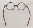 Tortoise okrągłe okulary zerówki retro unisex – lekkie oprawki, BLUE-LIGHT (6)