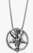 Viking Męski Naszyjnik Pentagram Głowa Kozy Nordic (2)