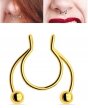 Fake septum U Kolczyk do Nosa Stal Punk Kuleczki