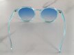 Okulary Przeciwsłoneczne Damskie Transparentne Niebieskie UV400 Retro (8)