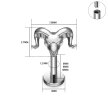 Tytanowy Kolczyk Labret PIERCING Baran Aries HELIX Lobe (2)